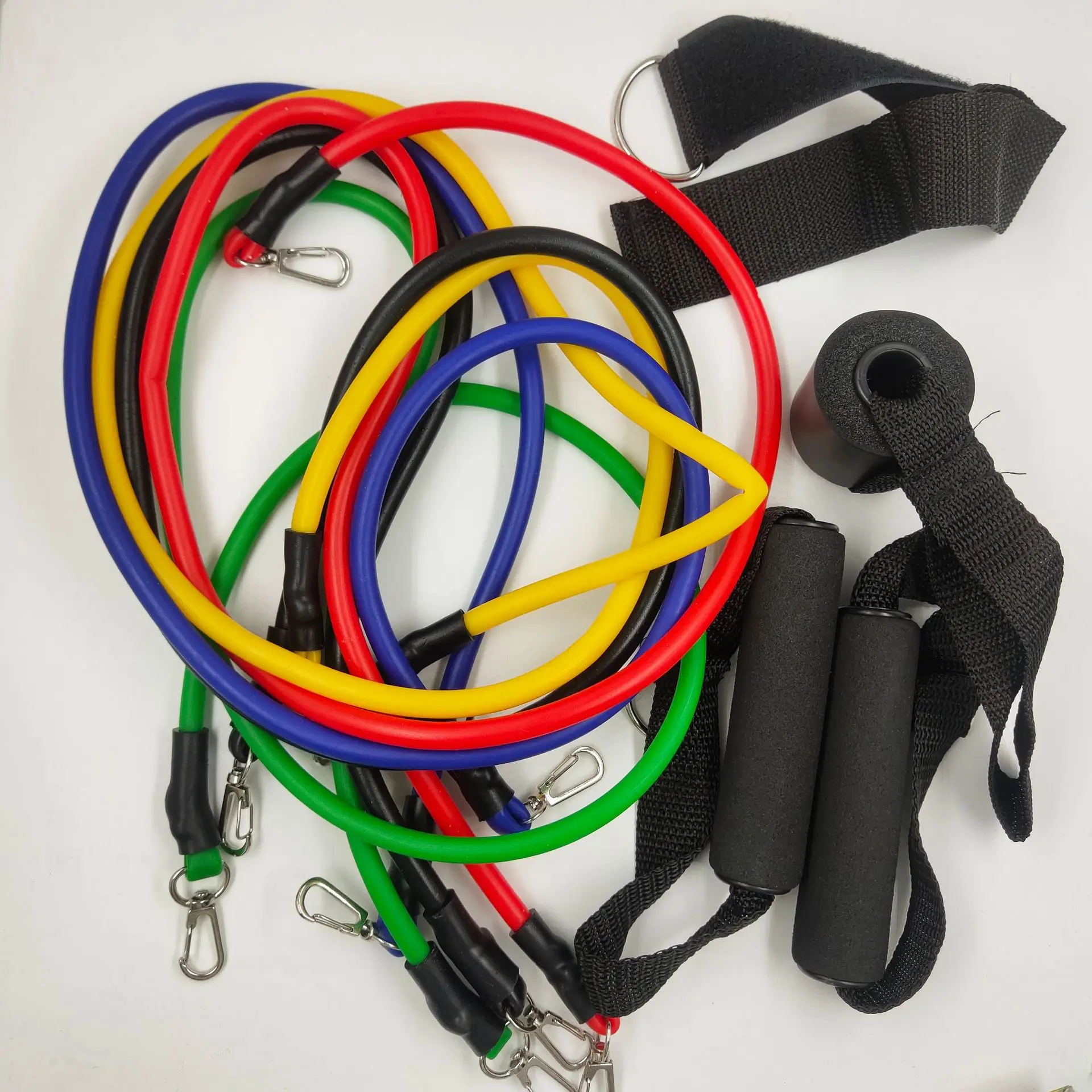 Custom Resistance Bands Training Gym Pull Up Assisted Band Workout Exercise 11 pcs Bands