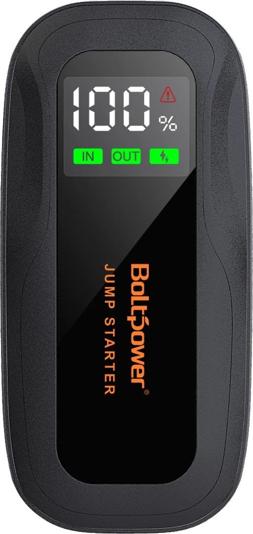 Custom 12V 12000mAh  1500A Large LCD Screen Power Bank Car Jump Starter Battery Booster