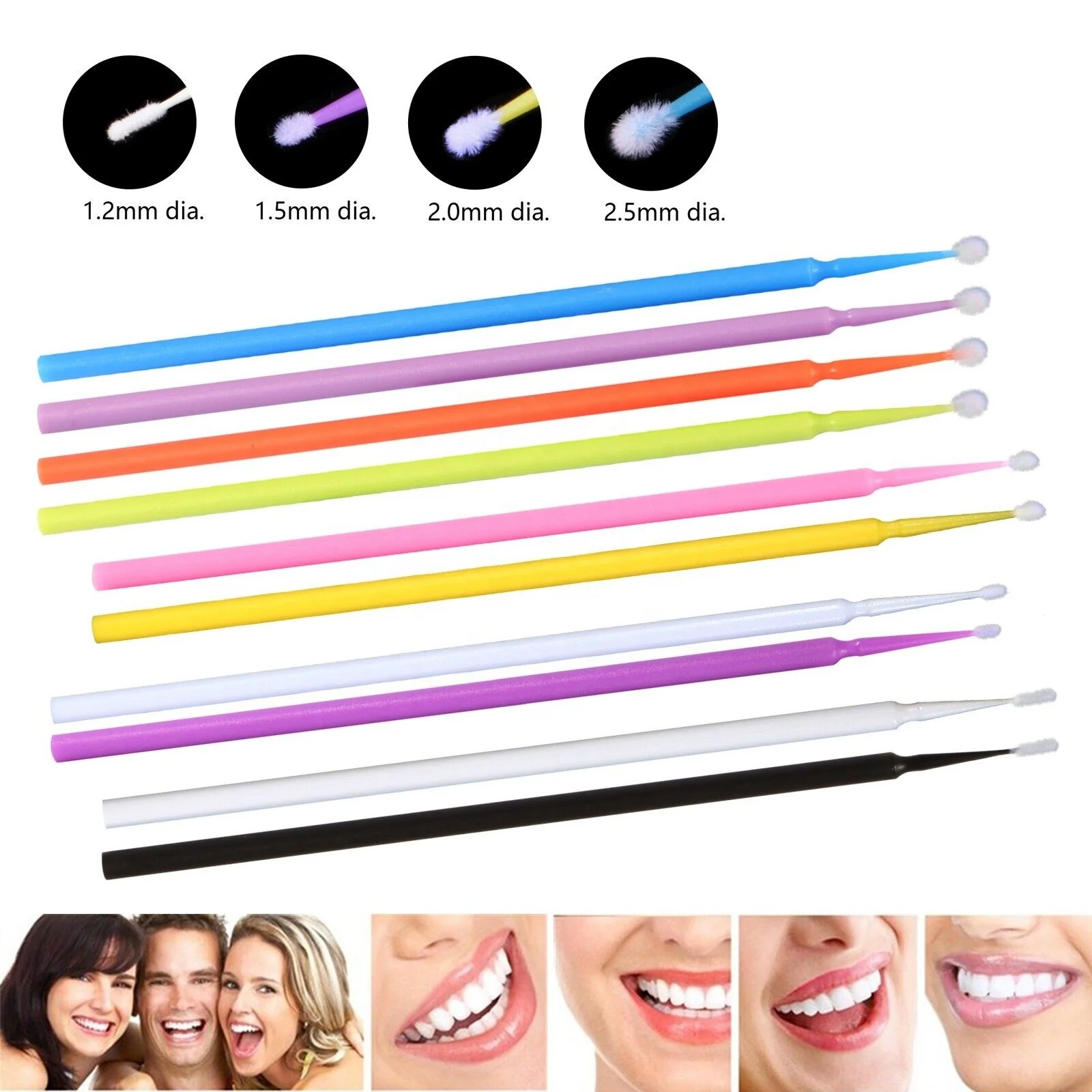 dental disposable micro brush applicator for dentists