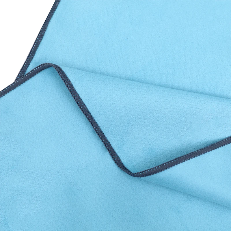 Popular suede outdoor microfiber sport beach towel with logo