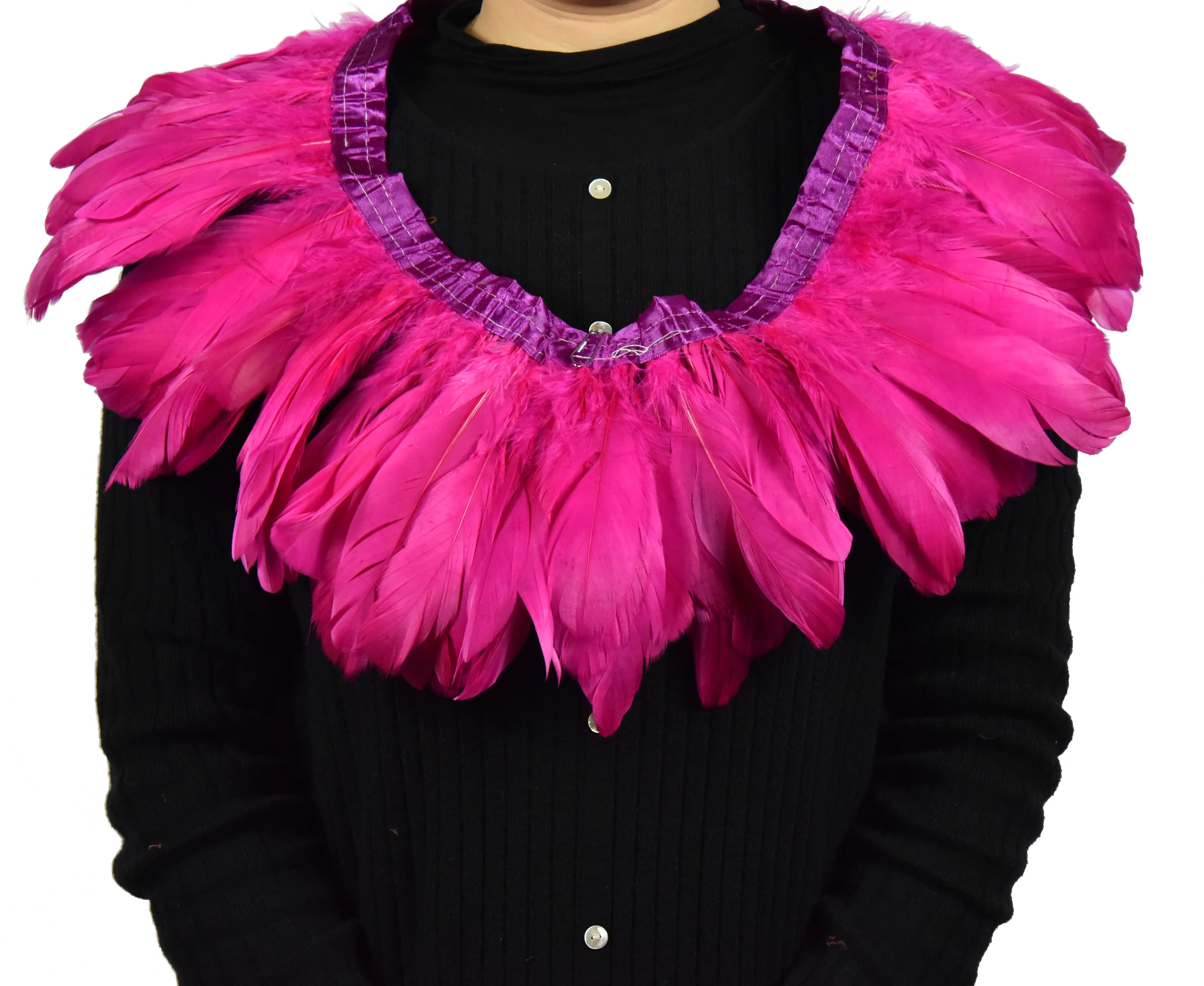 Feather Crafts Series Top Selling gold  goose personalized reasonable price fabric feather trimming trim  for  costume