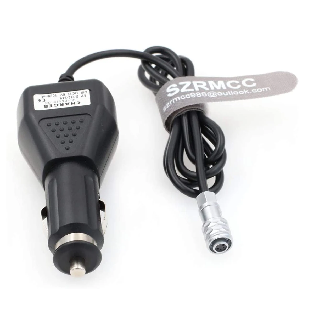 Car Cigarette Lighter to BMPCC 4K Camera 2 Pin 12V for Blackmagic Pocket Cinema 4K Power Cable