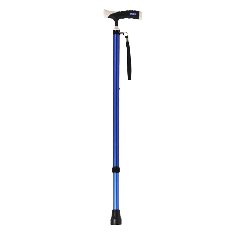 Custom Monopod T Handle Walking Stick Oldman Metal Durable Walking Stick Gentlemen Walking Cane