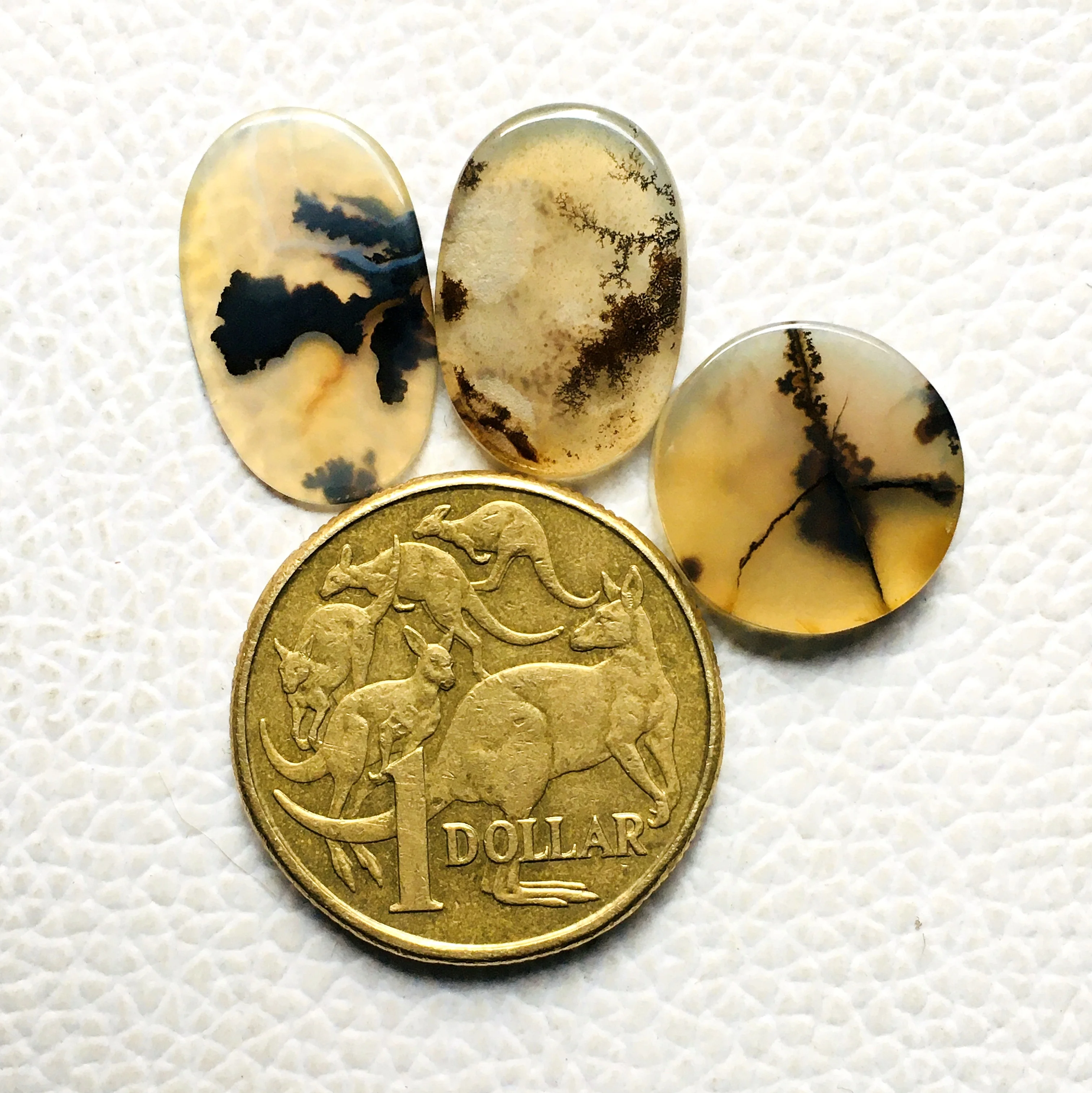 Natural Scenic Dendrite Agate Oval shape hand polished cabochon loose gemstone making jewelry pendant/ring wholesale price