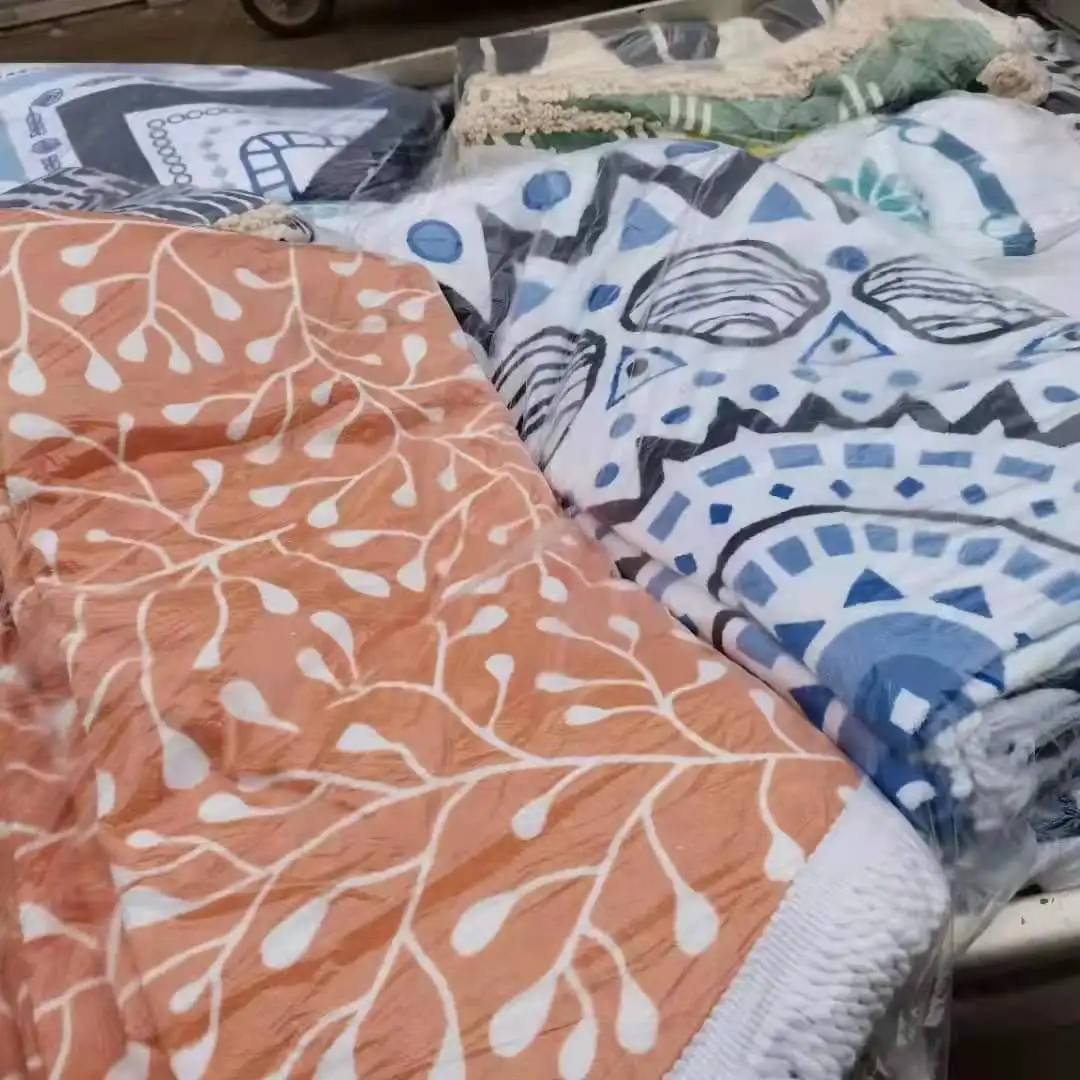 Cheap Stock Lot Beach Towels Round Beach Towels Cotton or Microfiber Leave Your Contact Market Will Send Information