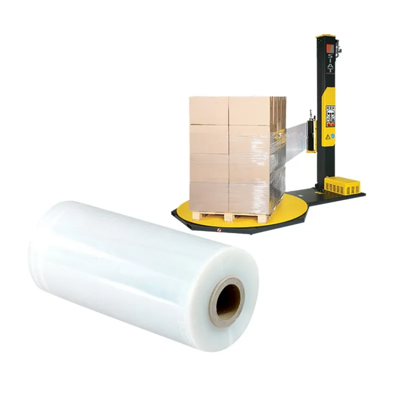 Factory Price Pallet PE Cast Stretch Film Wrap Film / Stretch Film For Packaging