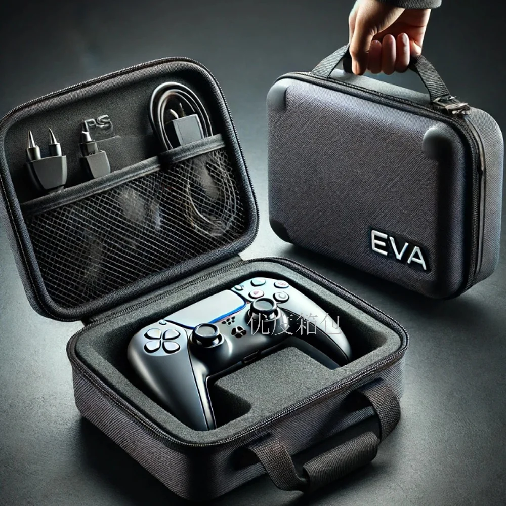 You Du Factory Customized EVA Hard Shell Protection PS5 Controller Leather Tool Case portableTravel  Ps5 Storage Carrying Box