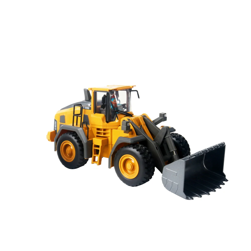 RC Construction Truck Toy RC Excavator Bulldozer Remote Control Toy Engineering Vehicle Metal New Style 1:20 2.4 Ghz 9CH Charger