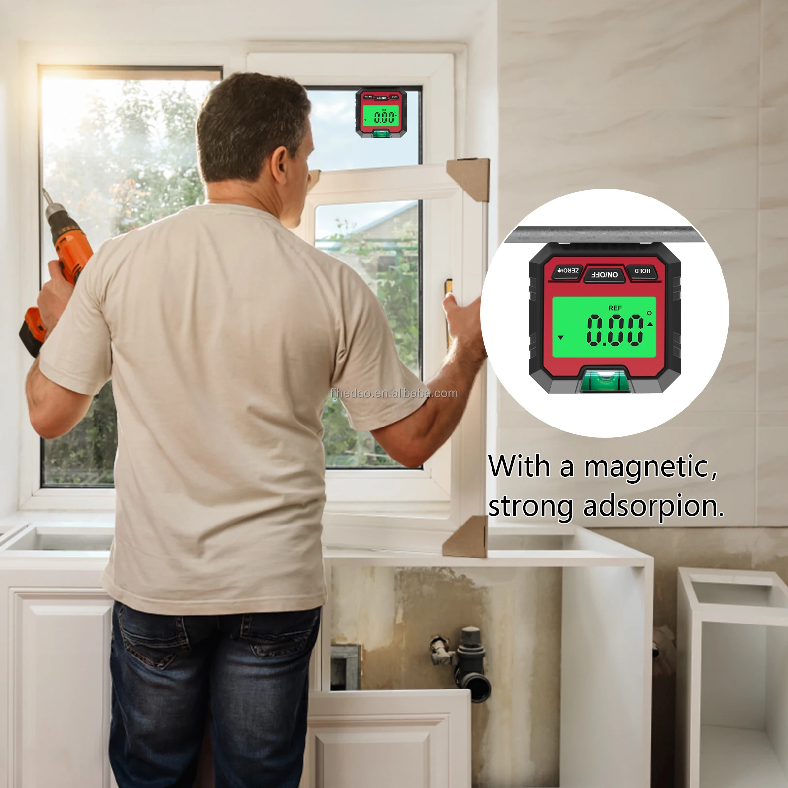 Digital Protractor Inclinometer Level Goniometer Angle Gauge Level Meter