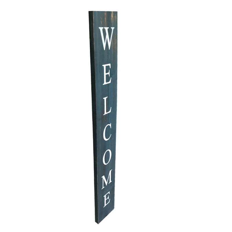 Home Decor Solid Wooden WELCOME Sign Farmhouse Welcome Sign for Front  Door
