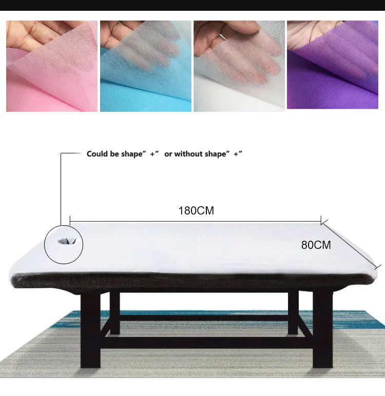 Disposable Medical Non woven massage Bed Cover Sheet couch cover bed roll for Hospital and SPA center