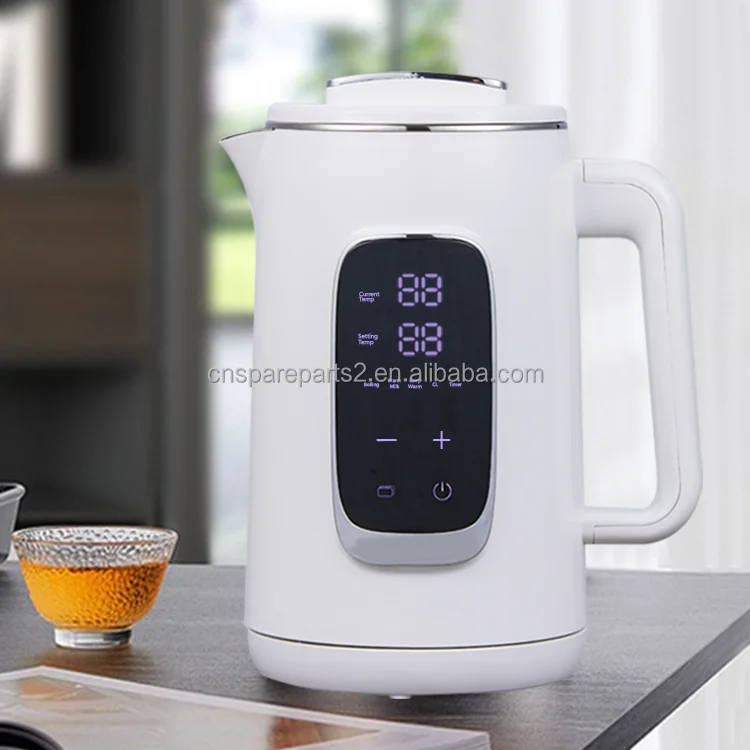 Big Digital Screen Smart Digital Kettle Pre-set Temperature Real-time Temp Display Keep Warm Water Boiler Electric Kettle