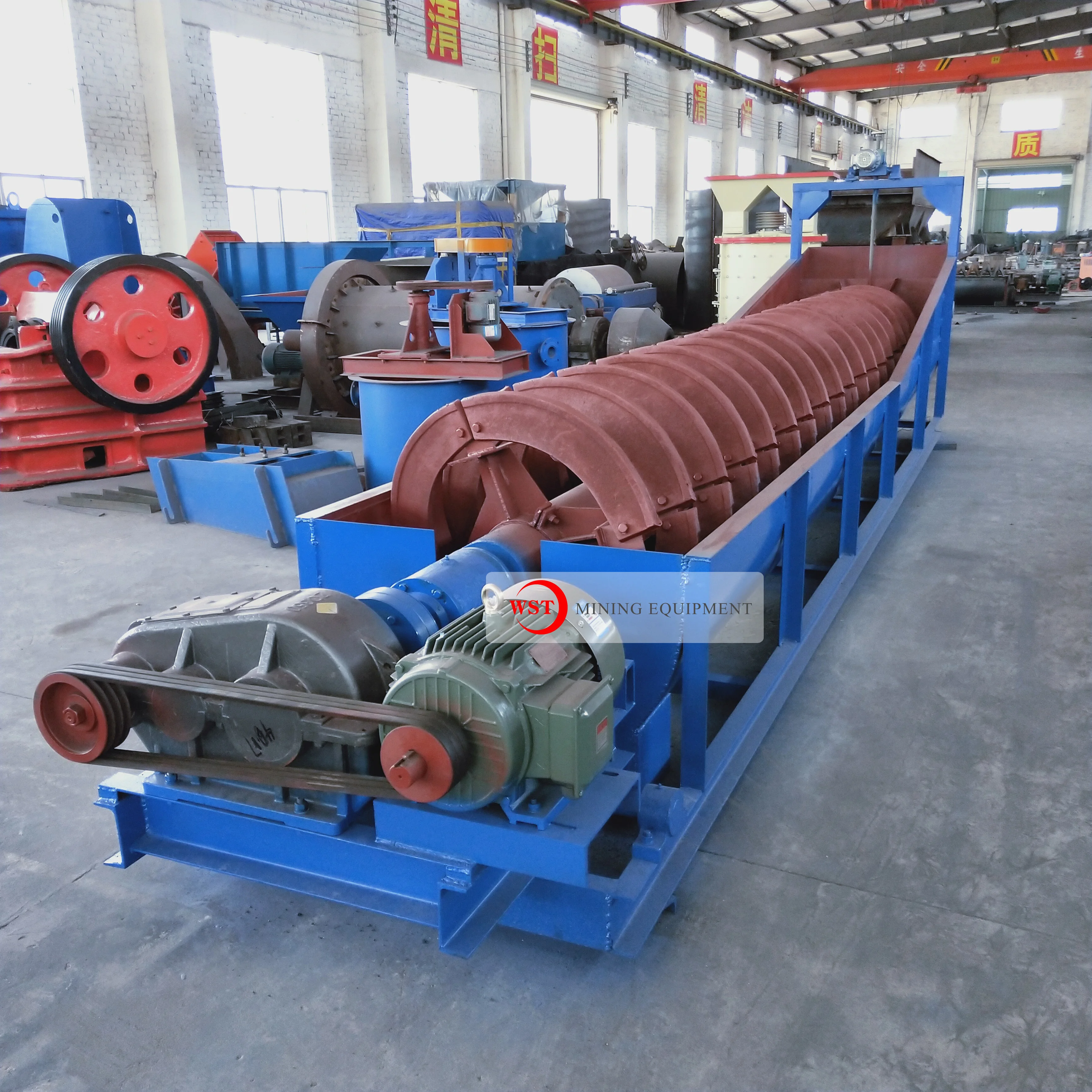 China Good Quality Screw Classifier Manufacturer Mining Processing Plant Gold Silver Copper Lead Spiral Classifier For Sale