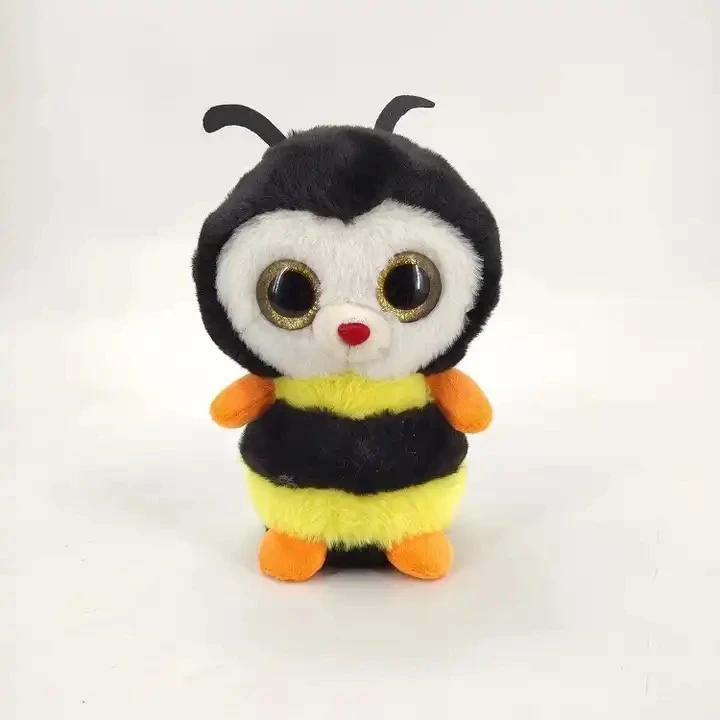 baby plush bee toy custom stuffed plush animal bright eyes bee stuffed toys small plush soft toys plush