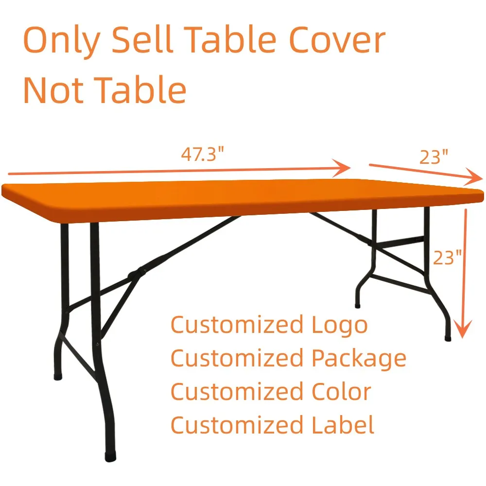 Стирающаяся белая скатерть из спандекса оптом