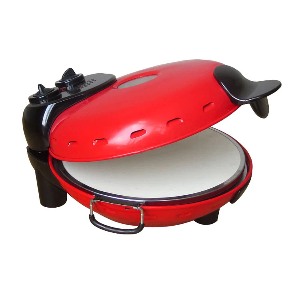 Stone baked pizza maker with view widow on the