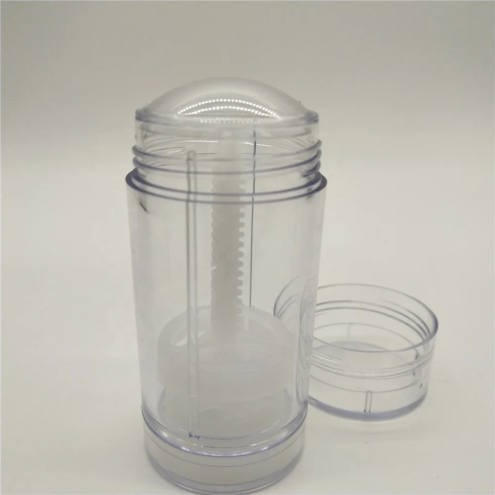 Free shipping 10pcs/lot 30,50,75g AS transparent deodorant container, Gel twist up deodorant tube for mosquito cream