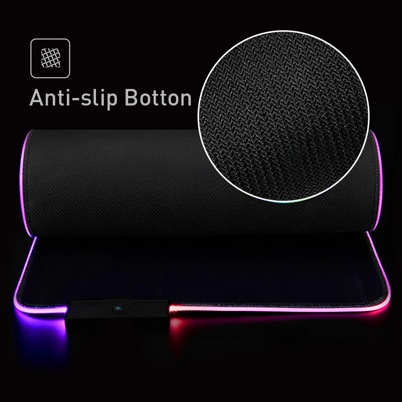 HAVIT Led освещение игровой коврик для мыши RGB USB LED Расширенная Подсветка клавиатуры нескользящее одеяло 350*250 /