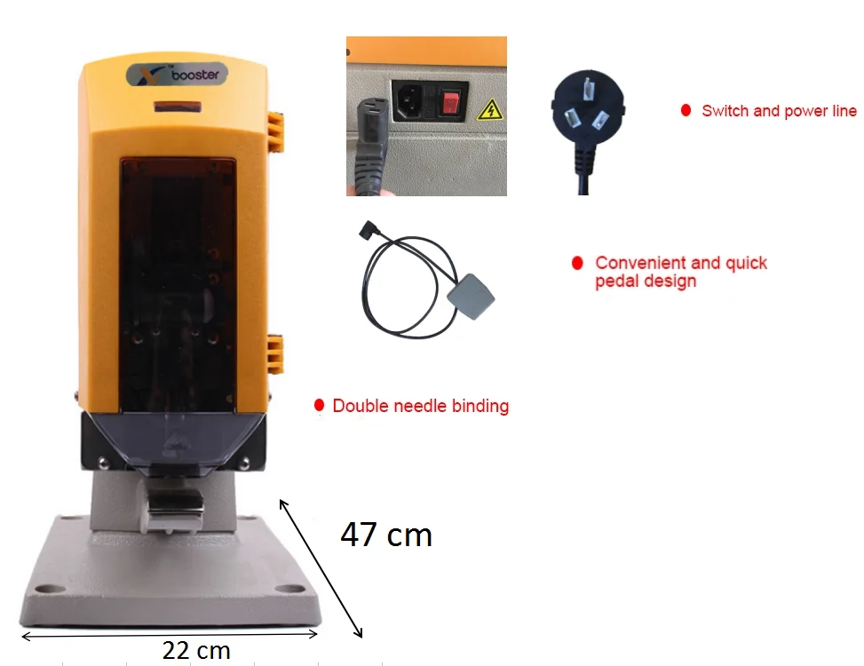 Booster  Fastener Rolls Plastic Staple Attacher Pin Making Machine Line Commercial Plastic Staple Machine for Sale