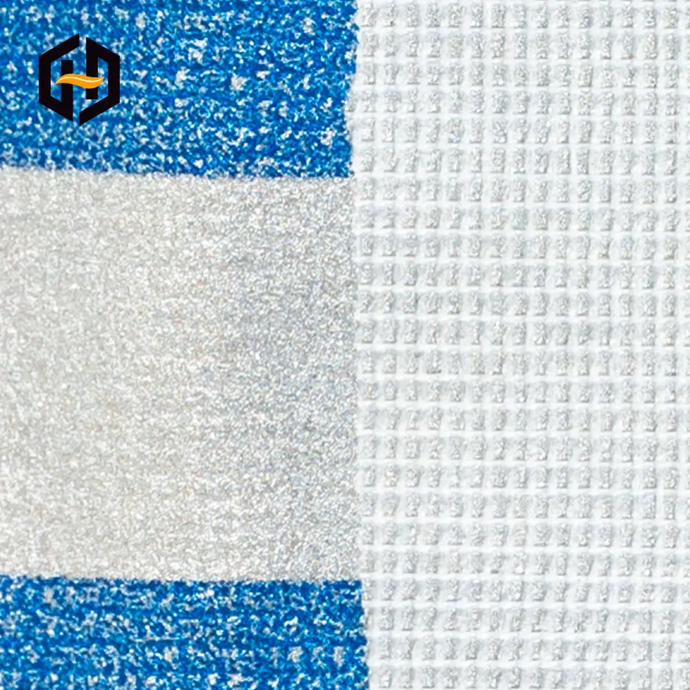 Polyester backing scrim net white scrim plain grid fabric composite for leather