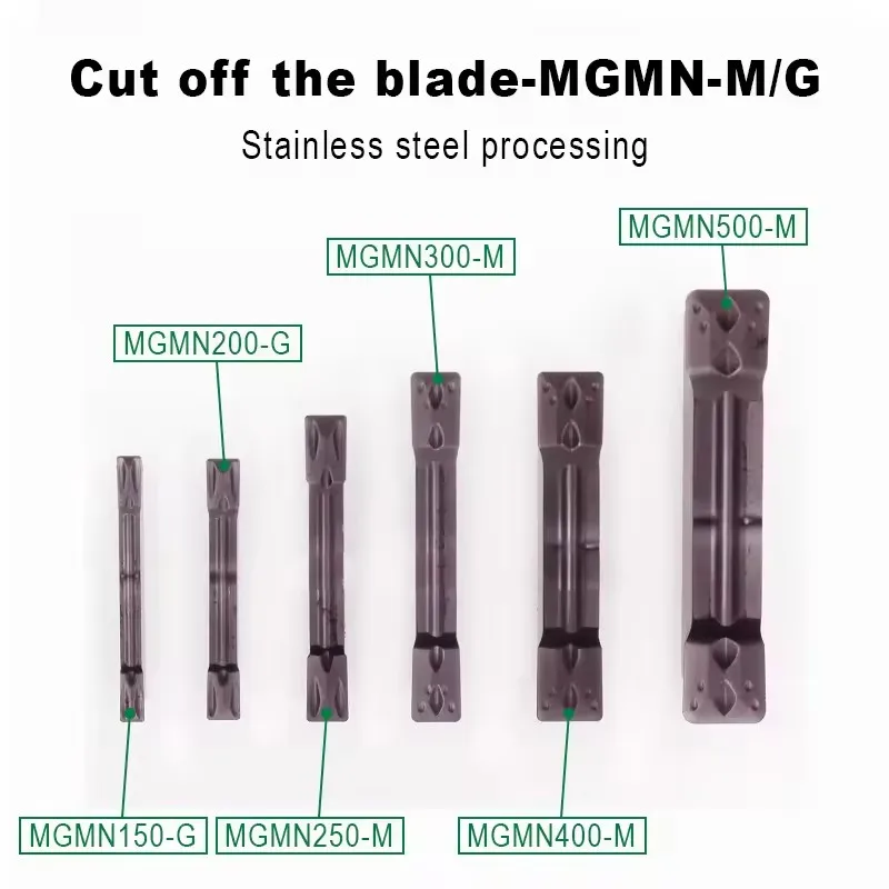 Mgmn 200 300 M Solid HSS Carbide Inserts for CNC Milling Customizable Stainless Steel Grooving & Processing Cut OEM Support