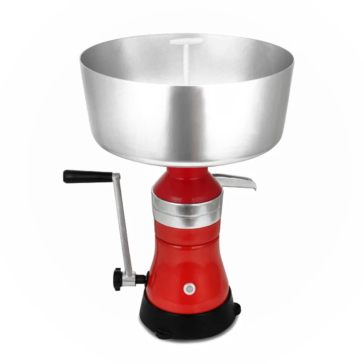 
aluminum alloy red 80L/H Manual Milk Cream Separator 9000-10000r/min 