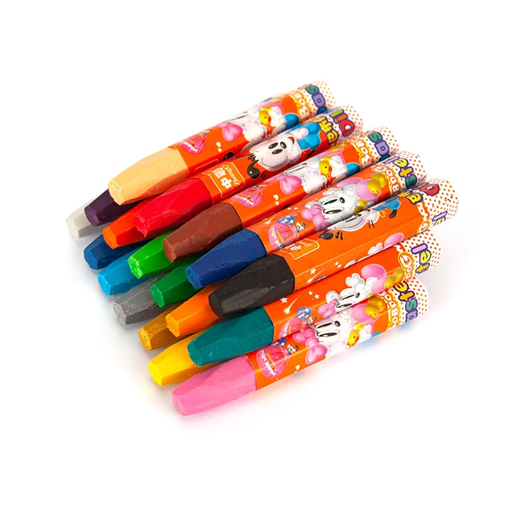 Promotional The Cheapest 18 Different Colors Crayons Set For Drawing And Kids Coloring Gift