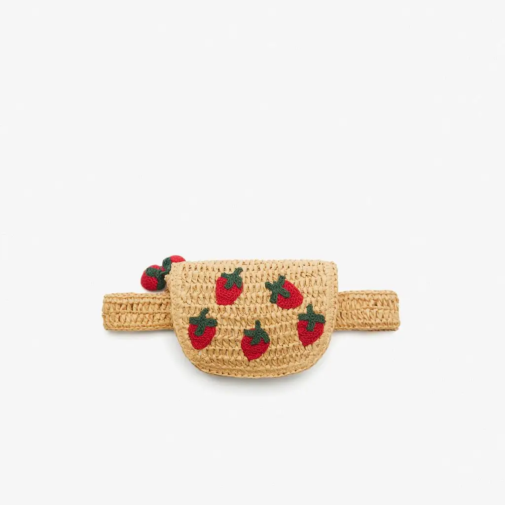 2023 Hot Sale Custom Label Children Crochet Bags Handmade Designer Handbags Beach Bags Custom Tote Wholesale