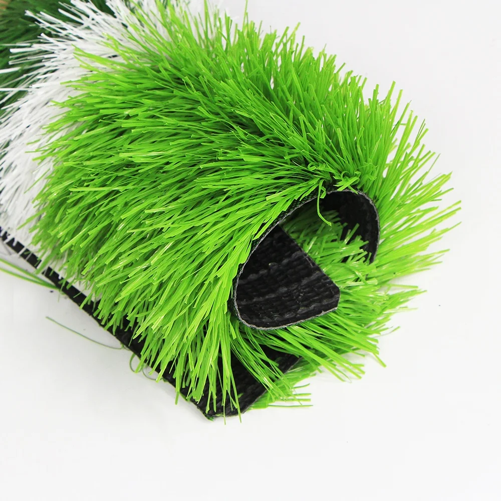 Customized color synthetic 50mm football turf artificial grass for school playground