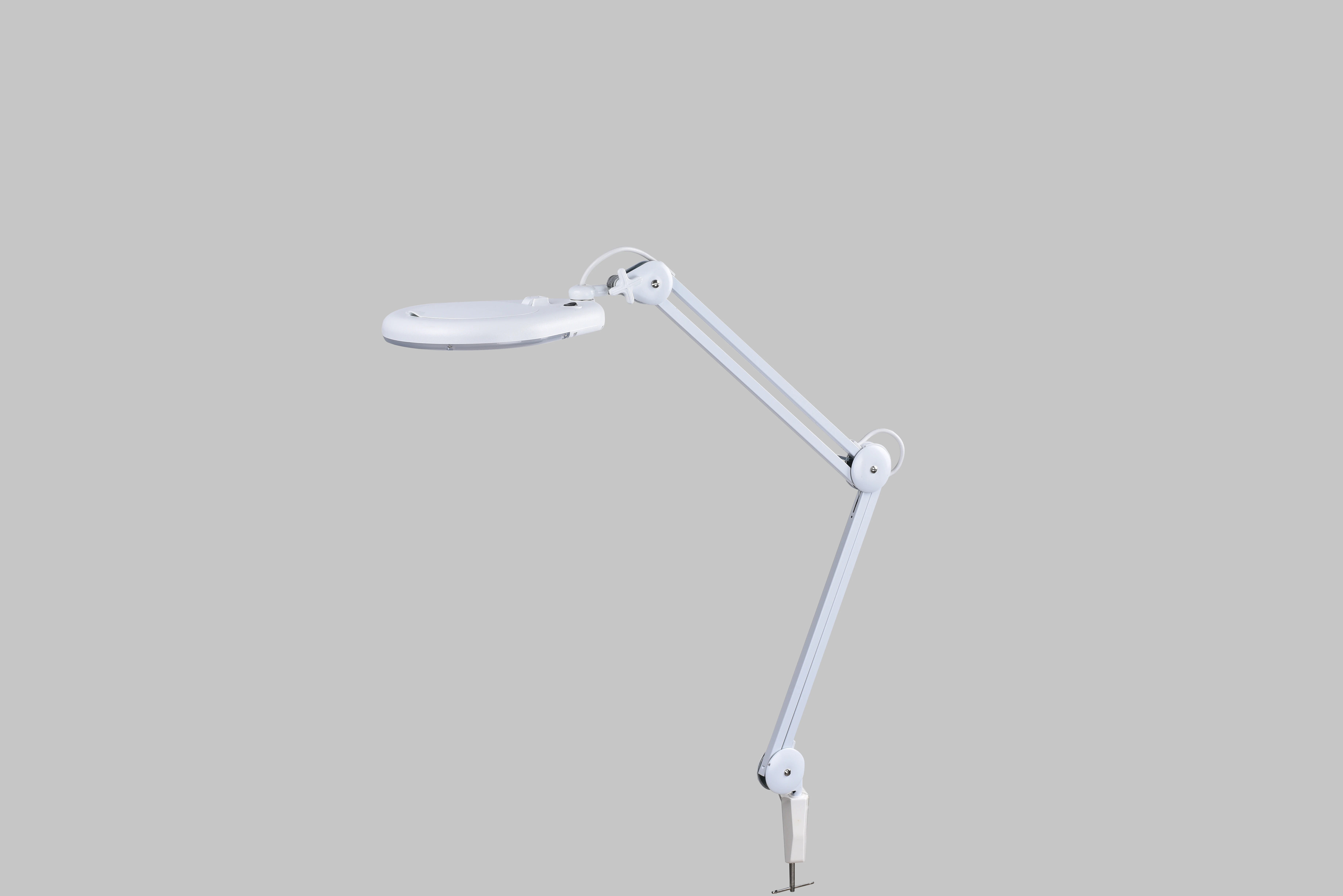 Beauty Salon Hands Free 25x 30x Head Skin Analysis Magnifying Lamp Glass Desktop Lamp Magnifying Glass