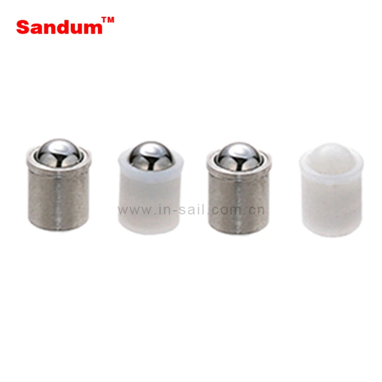 Slotted Flange Head Spring Plunger Roller Ball Slot Plunger Stainless Steel Spring Loaded Ball Plunger