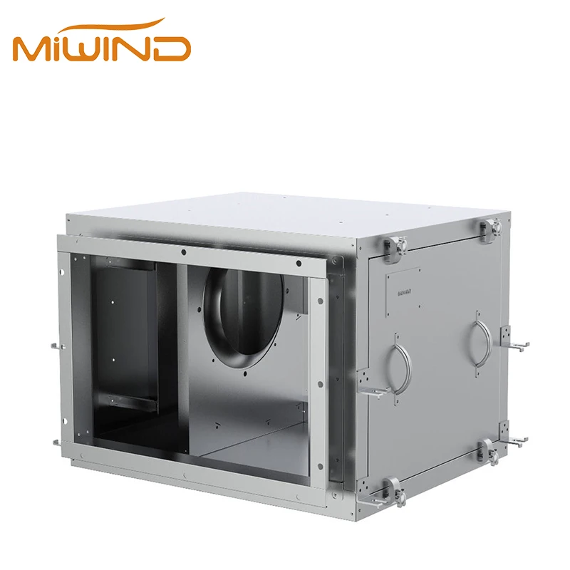 Reversible 2000 Cfm Square In Line Exhaust Fan Ventilation System Industrial Rectangular Inline Duct Vent Fan