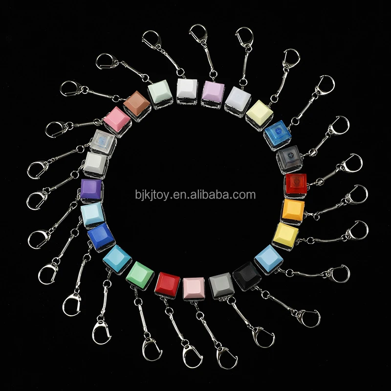 Custom DIY Switches Mechanical Keyboard Tactile Key Keycap Switch Tester Keychain