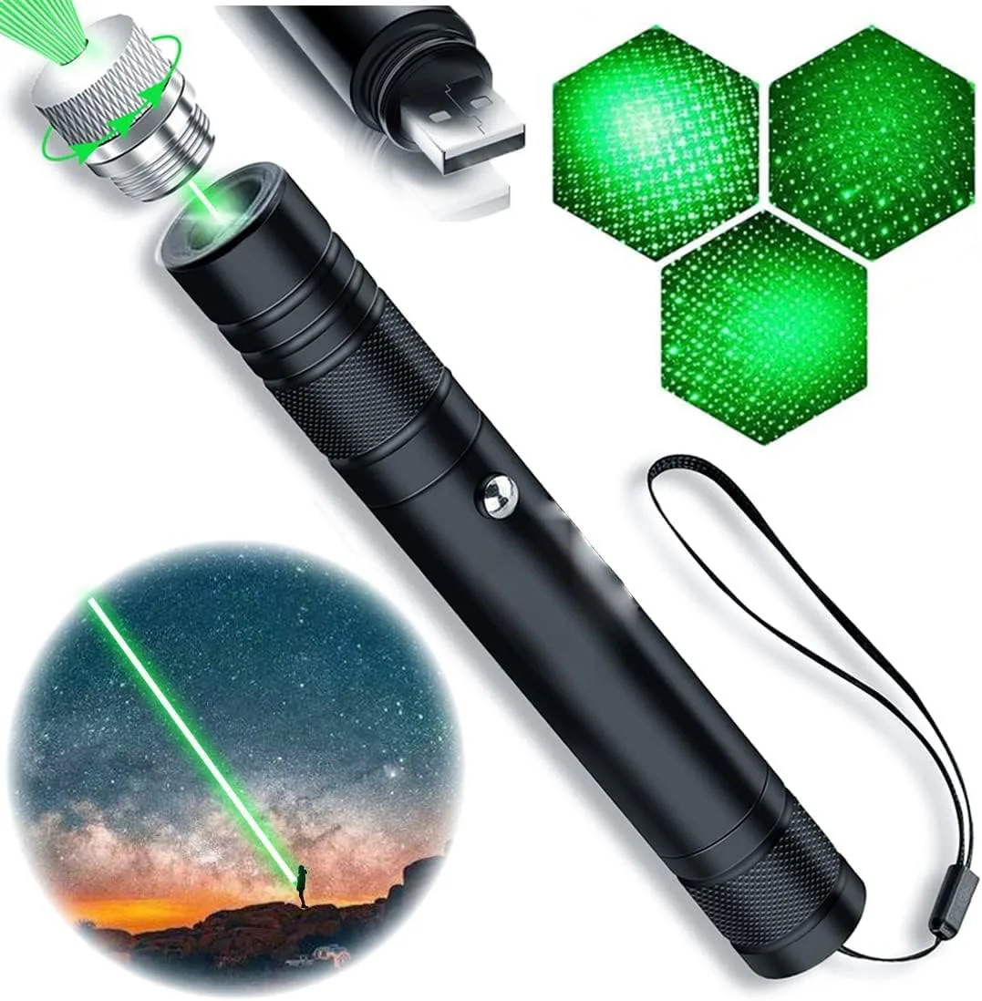 High Powerful Green Laser 303 High Power Rechargeable Strong Green Laser Pointer funny cat toy