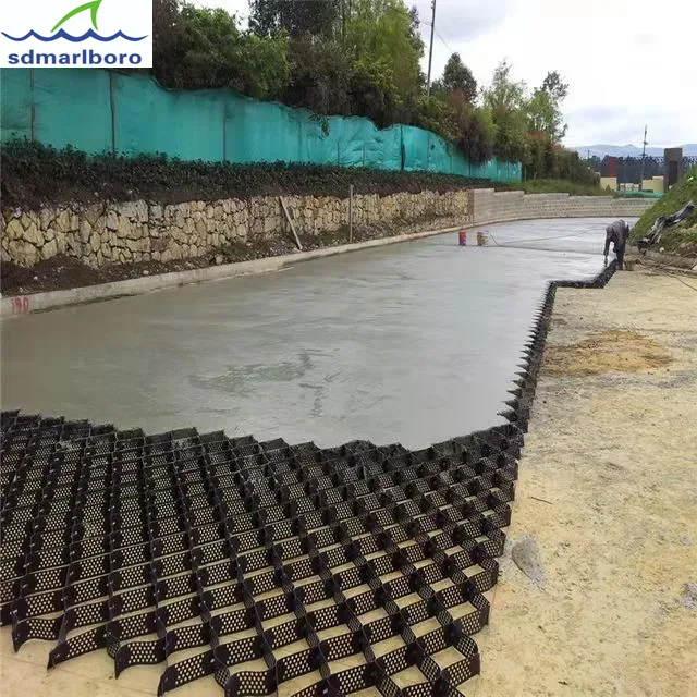 Roadbed Reinforcement Stabilization Geocell Gravel Stabilizer Paving Grid