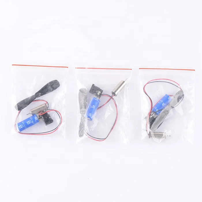 micro coreless dc Driving motor Drone Toy Power Set Accessories with Propeller and  battery box