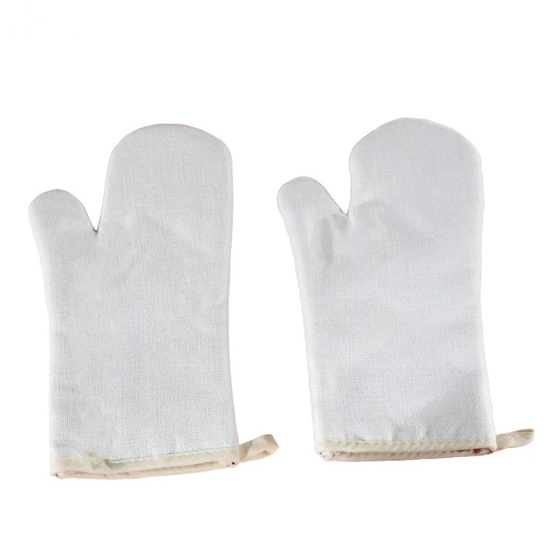 High Quality Blank Sublimation Linen Oven Mitts for Sublimation, dye sub blank pot holder, sublimation blank oven mitt