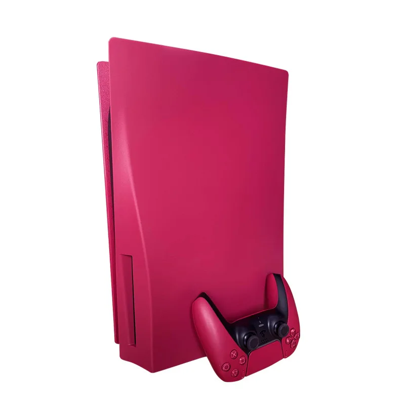 for Cosmic Red PS5 Disk/Digital Gaming Console Faceplate Cover Disc Skin Hard Shell Dustproof Protective Case for Playstation5