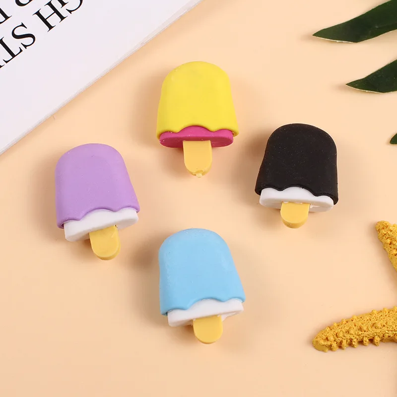 Cartoon Eraser Creative Simulation Ice Cream Donut Eraser School Student Eraser Set