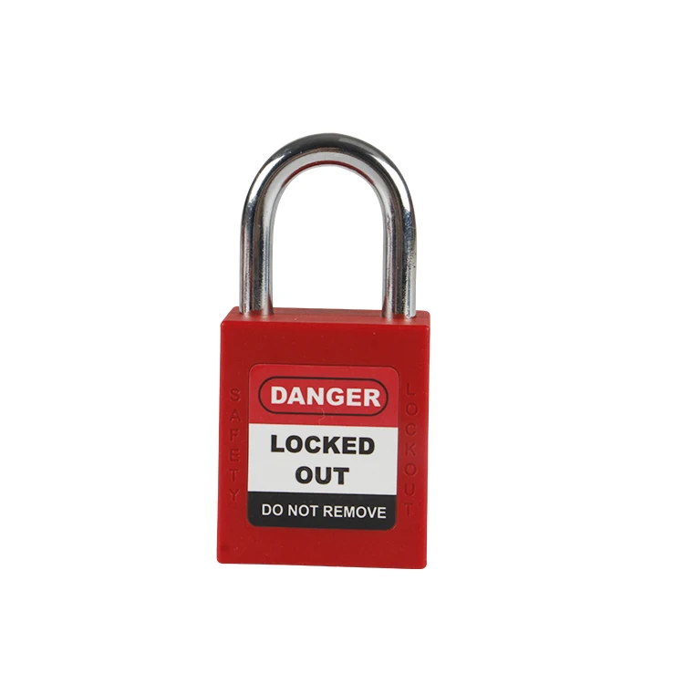 NEW Industrial Red 25mm Aluminum Shackle Safety Padlocks Manufacturer