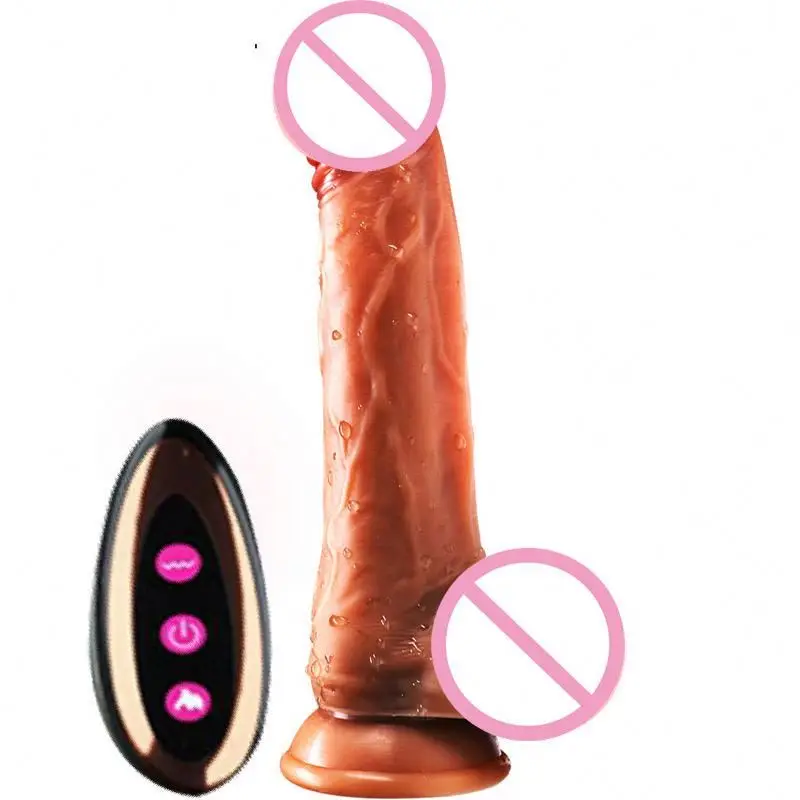 Realistic Big Dildo Vibrator Remote Control Penis Masturbators Heating Vibrating Rotation Sex Toys for Woman