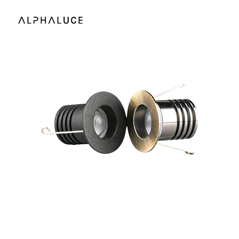 2W Under Cabinet Dimmable Down Lights Mini Slim Downlight Round Housing Spotlight Led Spot Light