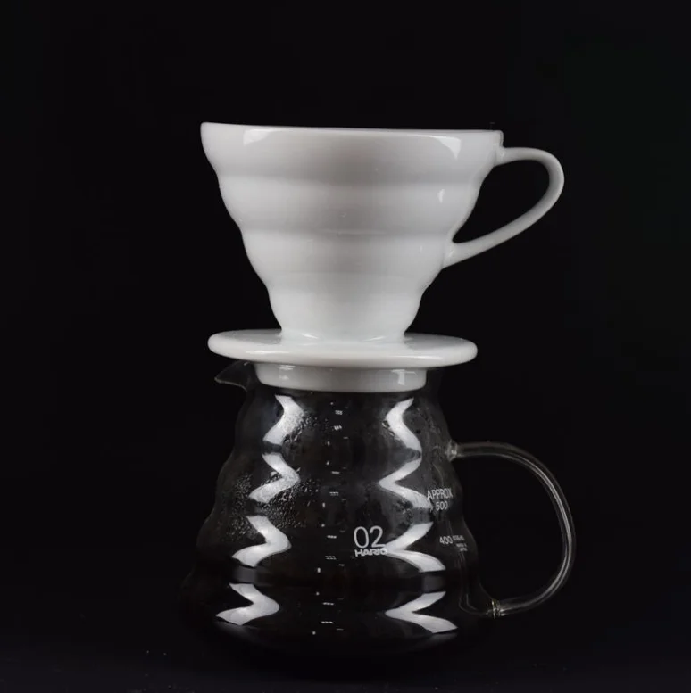 Hot seller type fashion style Ceramic Coffee Dripper coffee filter cup