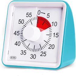 60-Minute Visual Timer Silent Study Timer for Kids and Adults Time Management Countdown Timer for Teaching