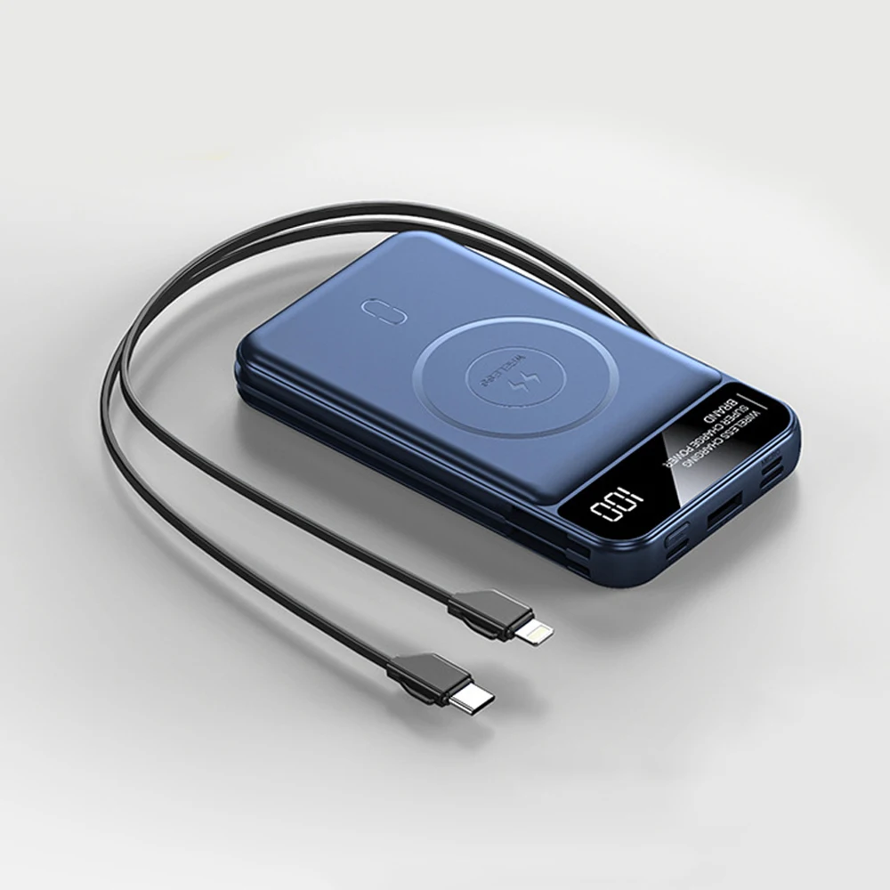 Low Price Wireless Power Bank Magnetic Mini Charging Charger 5000Mah Magnet Powerbank