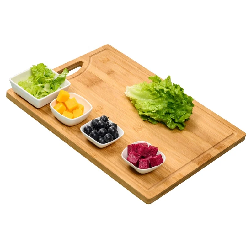 New kitchen fruits chopping board eco-friendly natural custom made bamboo cutting board
