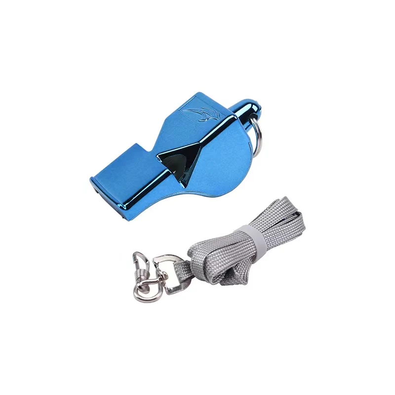 Hot Selling ABS Plastic Whistle with Free Sling Loud Sound Ultrasonic Welding Easy Carrying for Outdoor Usage