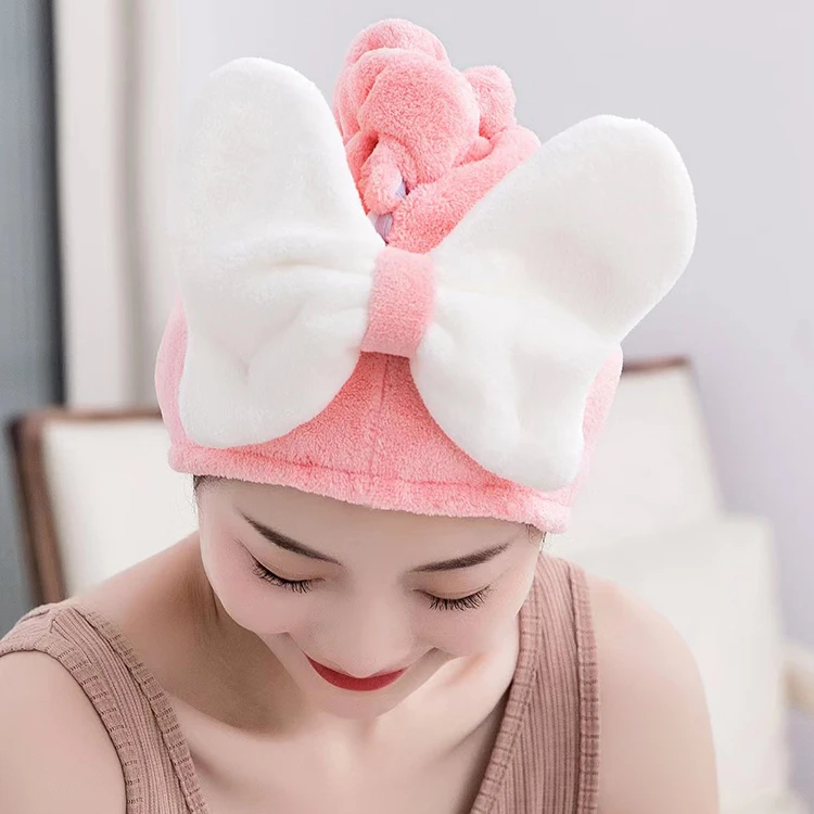 Microfiber Hair Drying Towel Wrap Quick Dry Hair Dryer Towel Cap Hair Salon Towels