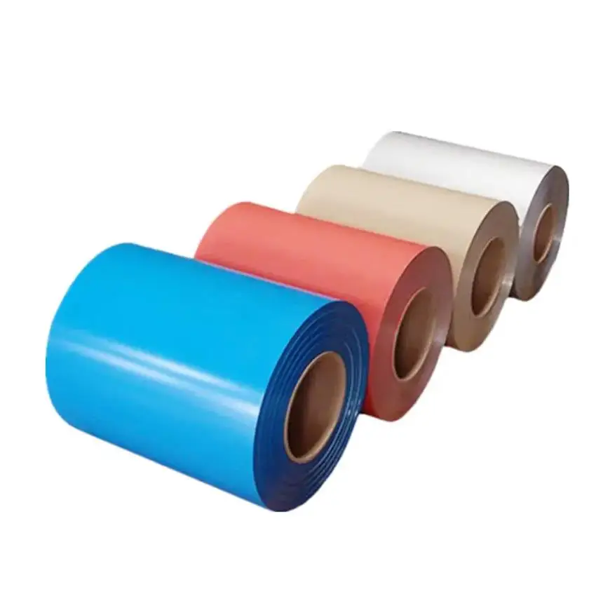 PPGI color coated galvanized steel sheet in coil manufacture factory  standard PPGI / PPGL color prepainted galvanized steel