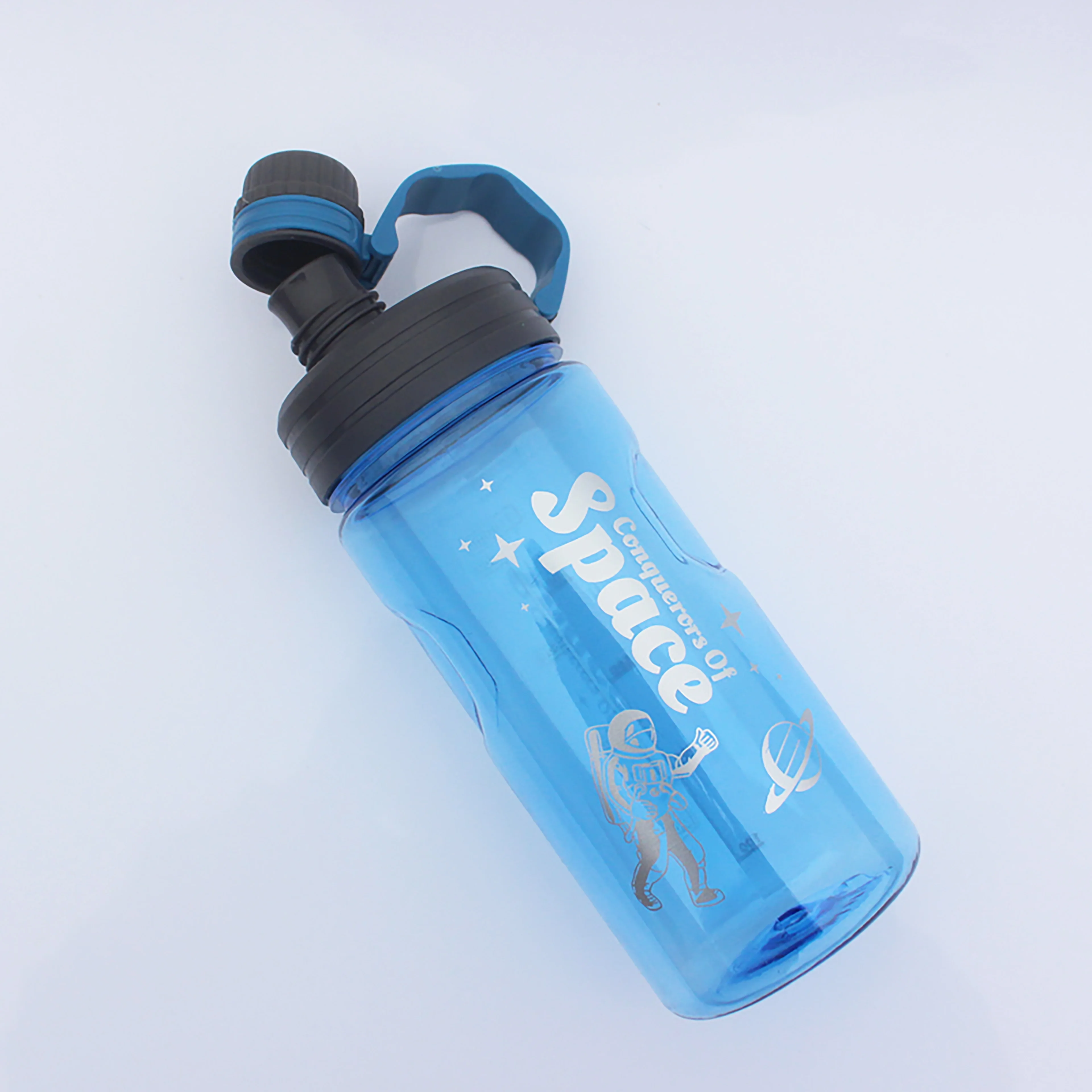 NEW 1100 1500 2000 mL PP Customized Plastic Water Bottle Portable Sports Travel Cup Water Bottle filter Rotating Lid